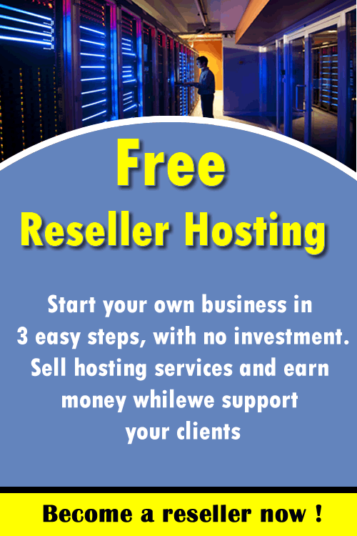 Become a free webhosting reseller